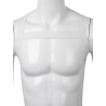 Rude Rider Elastic X-Shoulder Back Harness White (T7984)